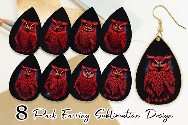 Earring Teardrop Sublimation artnoy 