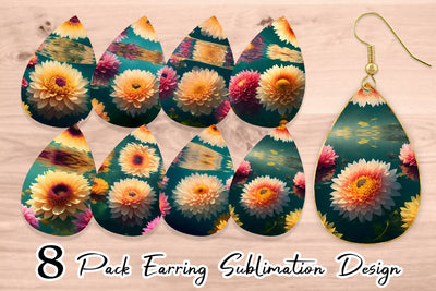 Earring Teardrop Sublimation artnoy 