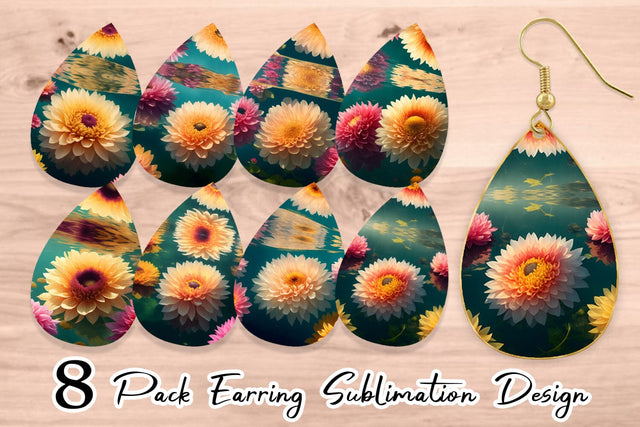 Earring Teardrop Sublimation artnoy 