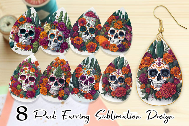 Earring Teardrop Sublimation artnoy 