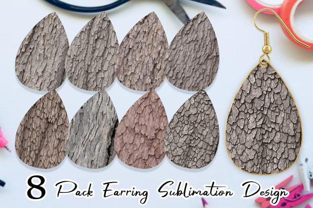 Earring Teardrop Sublimation artnoy 