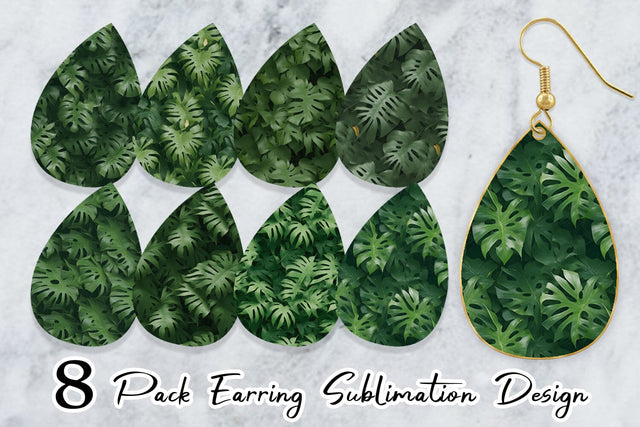 Earring Teardrop Sublimation artnoy 