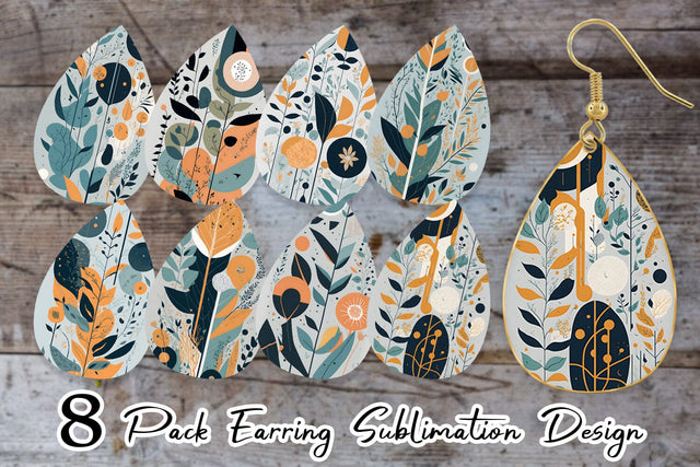 Earring Teardrop Sublimation artnoy 