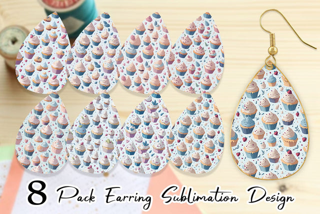 Earring Teardrop Sublimation artnoy 