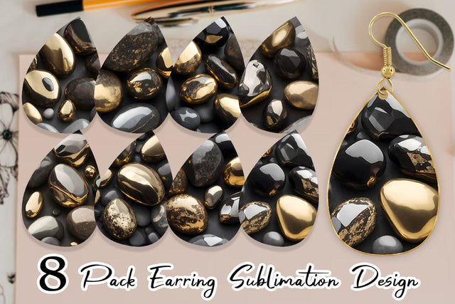 Earring Teardrop Sublimation artnoy 