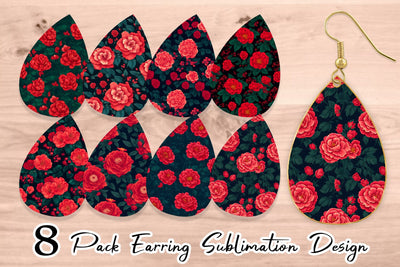 Earring Teardrop Sublimation artnoy 