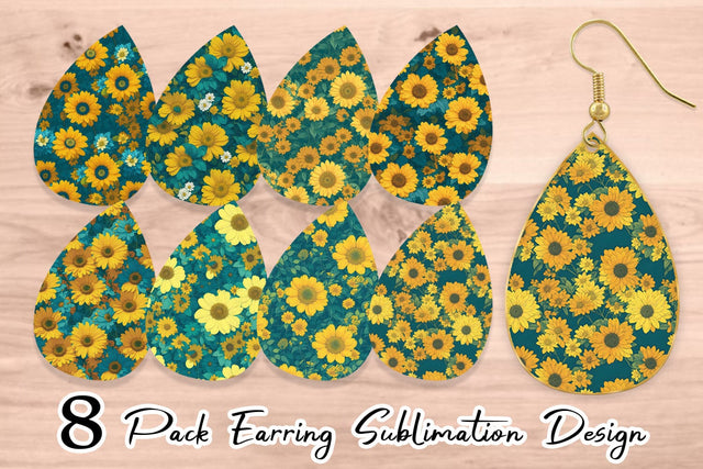 Earring Teardrop Sublimation artnoy 