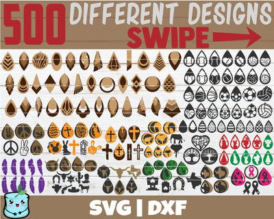 Earrings SVG Bundle SVG MintyMarshmallows 