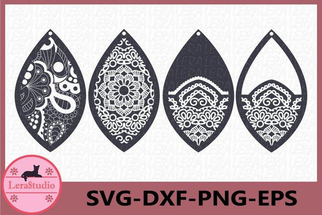 Earrings SVG SVG Lerastudio 
