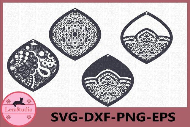 Earrings SVG SVG Lerastudio 