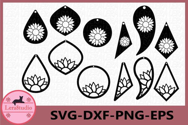 Earrings SVG SVG Lerastudio 