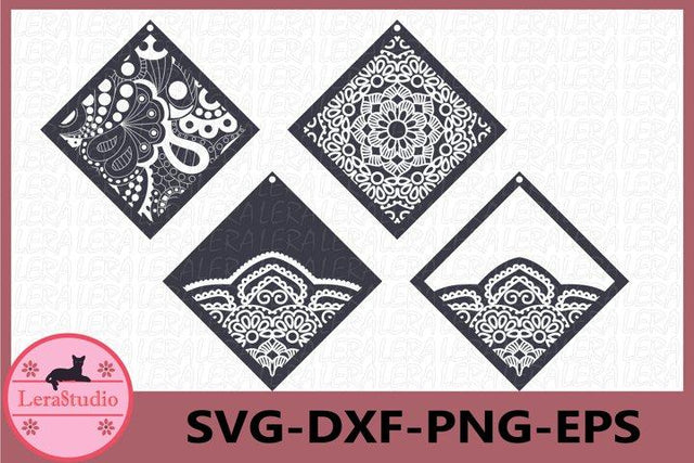 Earrings SVG SVG Lerastudio 