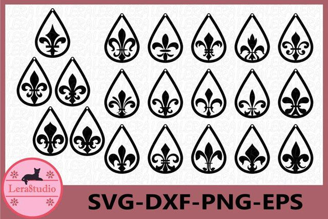 Earrings SVG SVG Lerastudio 