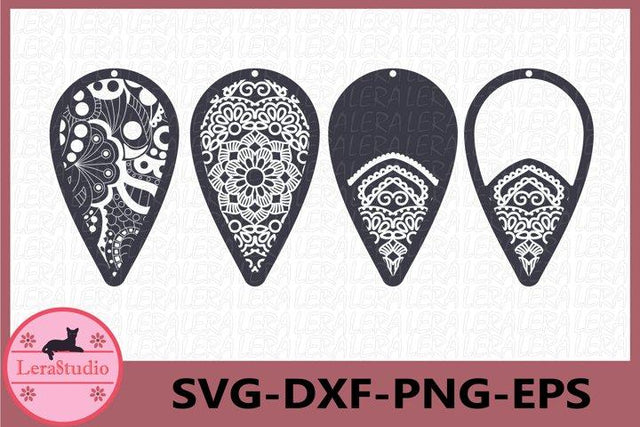 Earrings Svg SVG Lerastudio 
