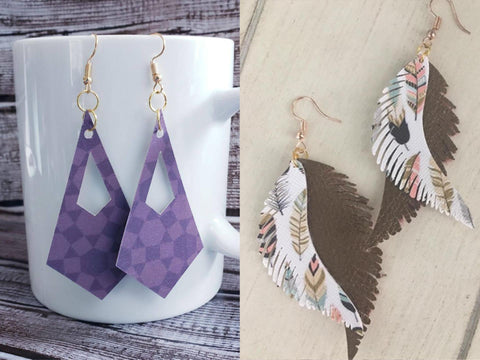 Earrings Template SVG Bundle SVG Pinoyart Kreatib