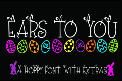 Ears To You Font Font MissMarysEmbroidery