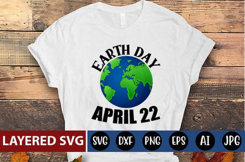 Earth Day April 22 Svg SVG Blessedprint 