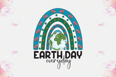 Earth Day Everyday Rainbow Sublimation Sublimation Jagonath Roy 