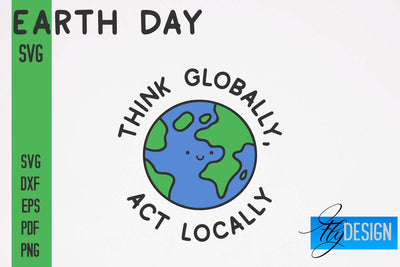 Earth Day SVG Design | Earth SVG Quotes | Green Planet SVG Quotes SVG Fly Design 