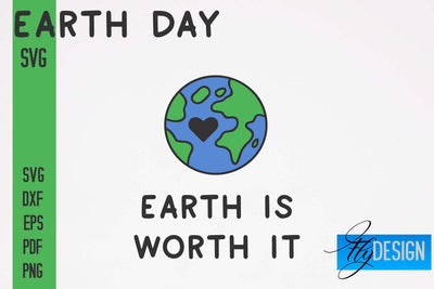 Earth Day SVG Design | Earth SVG Quotes | Green Planet SVG Quotes SVG Fly Design 
