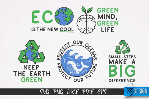 Earth Day SVG Design | Earth SVG Quotes | Green Planet SVG Quotes SVG Fly Design 