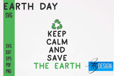 Earth Day SVG Design | Earth SVG Quotes | Green Planet SVG Quotes SVG Fly Design 