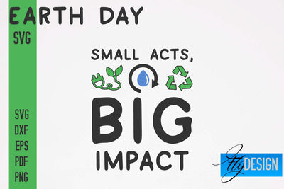 Earth Day SVG Design | Earth SVG Quotes | Green Planet SVG Quotes SVG Fly Design 