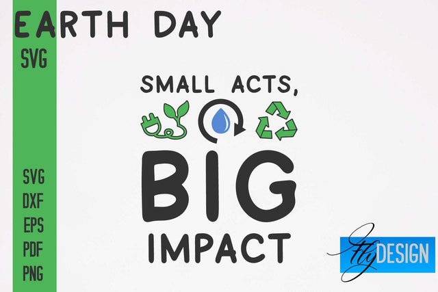 Earth Day SVG Design | Earth SVG Quotes | Green Planet SVG Quotes SVG Fly Design 
