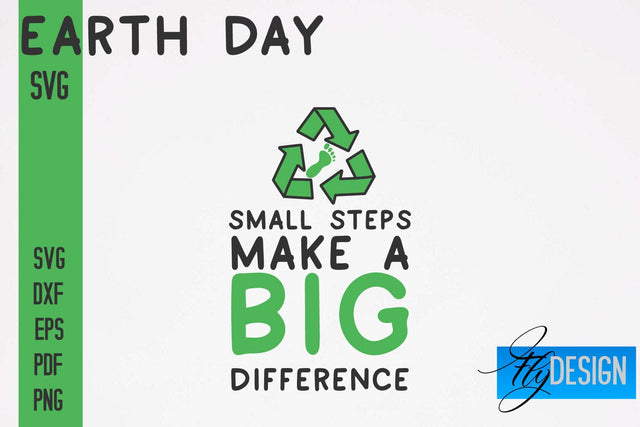 Earth Day SVG Design | Earth SVG Quotes | Green Planet SVG Quotes SVG Fly Design 