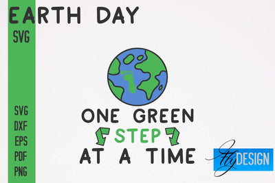 Earth Day SVG Design | Earth SVG Quotes | Green Planet SVG Quotes SVG Fly Design 