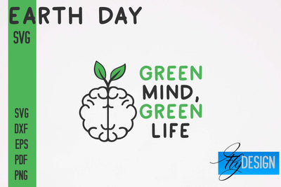Earth Day SVG Design | Earth SVG Quotes | Green Planet SVG Quotes SVG Fly Design 