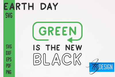 Earth Day SVG Design | Earth SVG Quotes | Green Planet SVG Quotes SVG Fly Design 