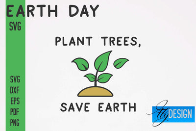 Earth Day SVG Design | Earth SVG Quotes | Green Planet SVG Quotes SVG Fly Design 