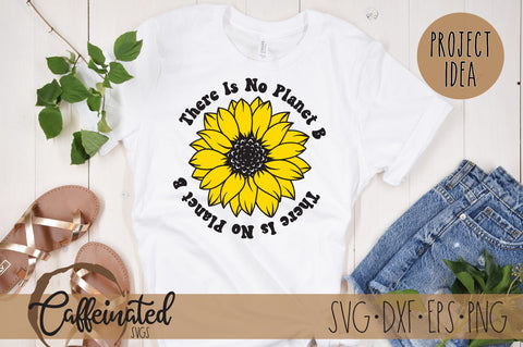 Earth Day SVG, Sunflower svg SVG Caffeinated SVGs 