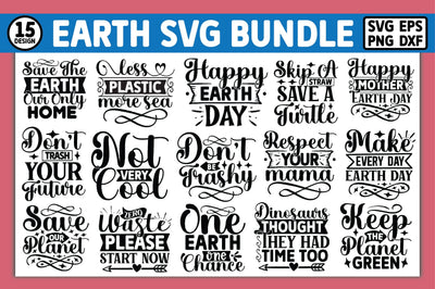 Earth SVG Bundle SVG Ariyan 