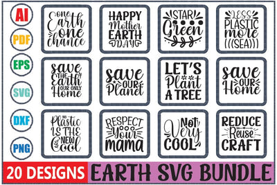 Earth Svg Bundle SVG Shahin alam 