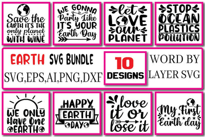 Earth SVG Bundle Vol. 1 SVG Craftlabsvg24 