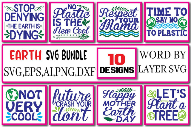 Earth SVG Bundle Vol. 5 SVG Craftlabsvg24 