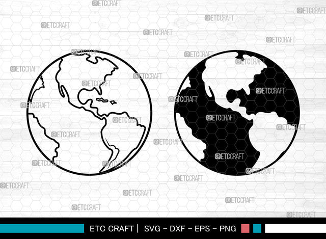 Earth SVG, Globe svg, World Globe Svg, World Svg, Universe Svg, Terra svg, Earth Svg SVG ETC Craft 