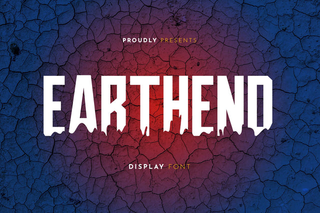 Earthend Display Font Font nearzz 
