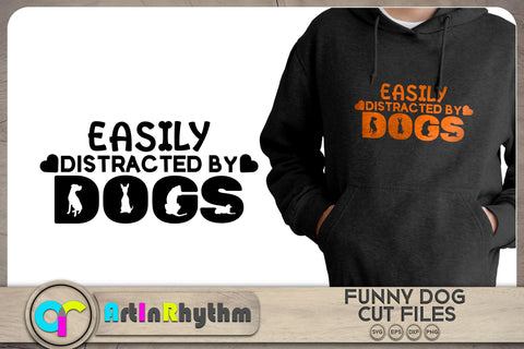 Easily distracted by dogs / Fur parent / Dog lover SVG SVG Artinrhythm shop 