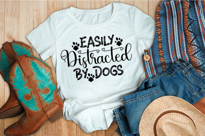 Easily Distracted by Dogs svg SVG orpitasn 