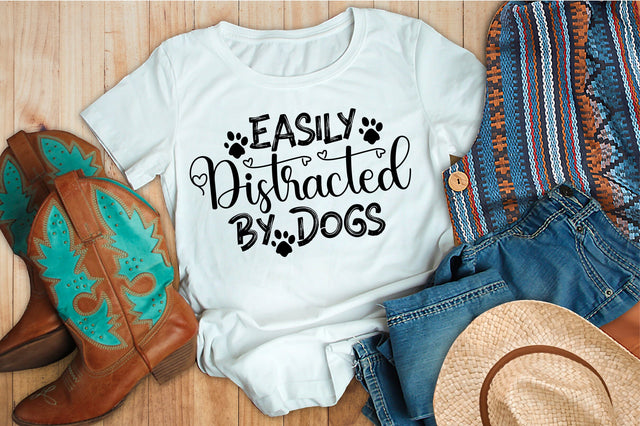 Easily Distracted by Dogs svg SVG orpitasn 
