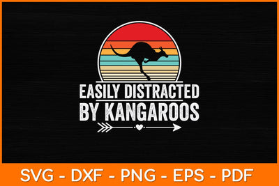 Easily Distracted By Kangaroos Svg Cut File SVG artprintfile 