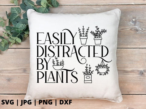 Easily distracted by plants 2 SVG Good Morning Chaos 