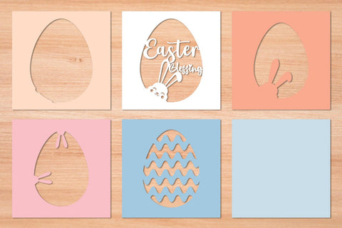 Easter 3D Layered Paper Cut SVG BUNDLE SVG Slim Studio 