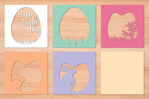 Easter 3D Layered Paper Cut SVG BUNDLE SVG Slim Studio 