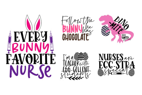 Easter and Spring Season SVG Design Bundle - 25 Design SVG CoralCutsSVG 