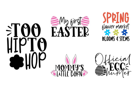 Easter and Spring Season SVG Design Bundle SVG CoralCutsSVG 