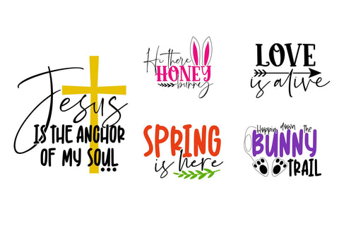 Easter and Spring SVG Bundle - 25 Cutting Files SVG CoralCutsSVG 